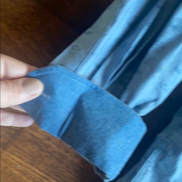 Lightly patterned men’s dress shirt - size Large - Picture 4 of 6